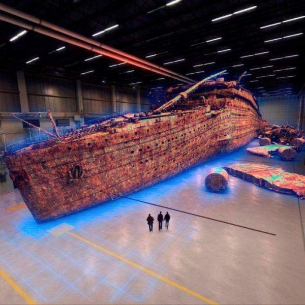 Титаник в натуральную величину, в 3D формате.