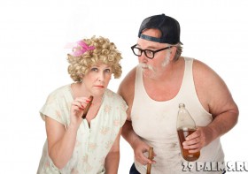 Suspicious couple with cigars and a 40 oz beer