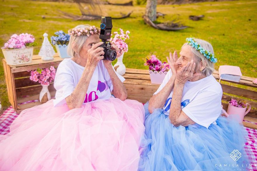 сестры-близнецы из бразилии которым исполнилось 100 лет фото